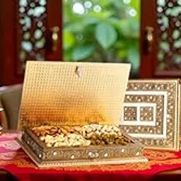 Browntree Dry Fruits Gift Hamper Minakari-4P (300g) |Cashewnut, Almond, Raisins & Pista | Premium Diwali Hamper | Healthy Dry Fruit Box for Corporate Gifts & Festive Gifting-image-47