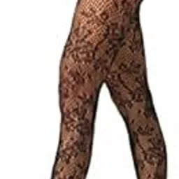 bunny bae High Waist Fishnet Tights Thigh High Stockings Suspender Pantyhose-picture-23