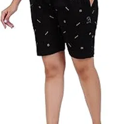 GUIDE Women Cotton Regular Fit Printed Shorts (Pack of 1)-picture-14