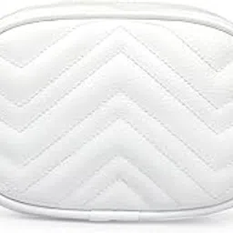 world star PU Waist Pack Travel Handy Hiking Zip Pouch Document Money Phone Belt Sport Bag for Men and Women and Adult | White | dazzy Girl White Waist Bag-picture-36