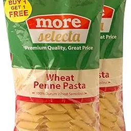More Selecta Durum Wheat Penne Pasta, 500g Pack (BOGO)-picture-32