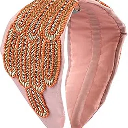 nnr Beaded Hair Bands For Girls And Women, Hand Made Embroidery Hair Bands For Parties And Functions, Pack Of 1 Pcs-picture-54