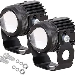 ‎EXMDL02 20W Mini Driving LED Fog Light Spot Beam Projector Lens Driving Lamp for Motorcycle, Truck & Car (Yellow & White, 2 Pcs)-picture-48