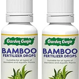 Garden Genie Lucky Bamboo Fertilizer Drops (50mlx2) | Organic Liquid Aqua Plant Food I Suitable for All Varieties of Bamboo, All Water Plants, Money Plant Fertilizer for Growth-image-40