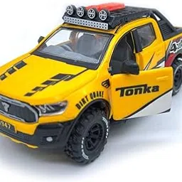 CENTY Toys Tonka Off-Roader 4x4 Pickup Truck Toy, Die-Cast Model with Opening Doors, Pull Back Cars for Kids-image-44