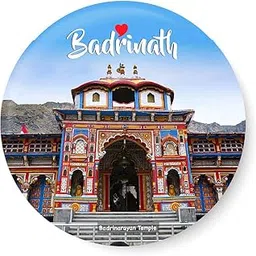 PEACOCKRIDE Love Badrinath I Badrinarayan Tample I Travel Memories I I Souvenir l Travel I Fridge Magnet (Metal, Multicolour, 75mm)-picture-39