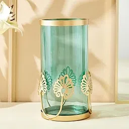 Home Centre Rylee Ignus Glass Motif Vase-picture-67