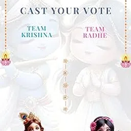Baby Shower Voting Chart Game – Morden Krishna & Radha Theme | baby-Shower Props | Pop Art Design | A3 + Poster for Wall or Table | Party Decoration Board | Decoration Ideas Poster/Board | Fun Voting Game for Guests | Elegant Event Decoration & Interactive Activity | Celebration Prop for Guests | Keepsake-Chart-picture-10
