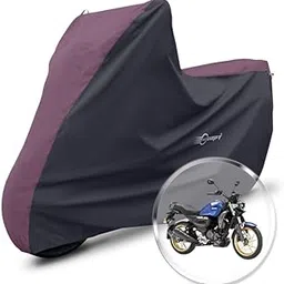 Neodrift 'SuperMax' Bike Cover Suitable for Yamaha FZ X (All-Weather Motorcycle Protection, Water & UV Resistant, Dustproof, Windproof) (Colour: Maroon - Black) image 1