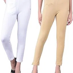 comfort lady Women's Cotton Blend Regular Fit for Casual,Formal and Daily Use Kurti Pants with Front Mobile Pocket I Pack of 2-picture-53