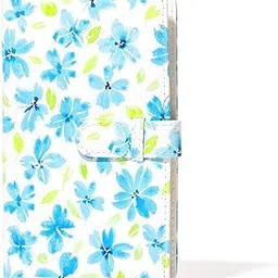 Pattern Printed Photo Album 3 Inch 96 Pockets Mini Picture Compatible with Fujifilm Instax Polaroid Mini 11/8/9/7s/25/70/90 Instant Camera Name Card Holder-Blue Flower-picture-55