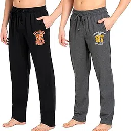 kart black Plus Size Track Pants for Men | Track Pant for Men Combo | Casual Fit Comfortable Track Pant (Pack of 2)-picture-40
