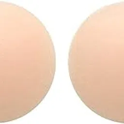 ANESHA Women’s Reusable Adhesive Nipple Covers Invisible Round Silicone Cover Round Shapes silicone Free Size Pack of 2-image-72