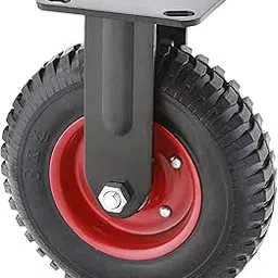 Aliza industries heavy duty rubber castor wheel 8 inch (fixed 02 nos)-picture-21