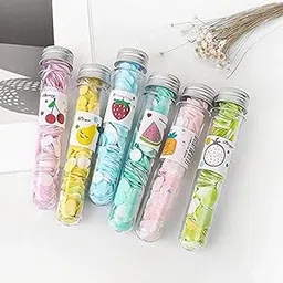 Portable Paper Soap Sheets, Paper Soap Disposable Mini Soap Bottle, Scented Soap Bath Sheets Flakes Portable Flower Tube Petals, Tube Shape Bottle Paper Soap For Travelling (2) image 1