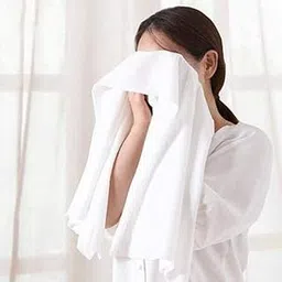 KUDIZE 70 GSM Disposable Non Woven Face and Body Towel (18 x 18-inch) (45 X 45 CM) (Pack of 100)-picture-59