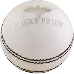 Eagle Pride Premium Hand-Stitched Leather Cricket Balls for Club, Practice, Test, One Day, and T20 Matches – Tanned Leather, Polished County Crown Match Balls, (156g / 5.5oz) (White, Pack of 2)-picture-11