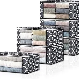 KIKA HOMS MINI 30L Foldable Clothes Storage Organizer Bags with Large Clear Window for Closet, Dorm, Pillows, Bedding, Clothes, Stuffed Toys, Blankets-image-14