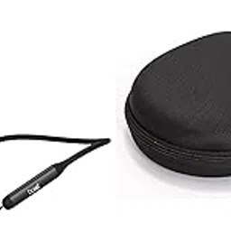 M.G.R.J® Portable Carrying Neckband Case Cover for Boat Rockerz 330 Pro in-Ear Bluetooth Neckband (Hard|EVA|Black)-picture-30