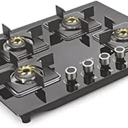 Padmini Hob | Hobtop Indian Brass Burner CS 410 GL IB Auto Ignition 4 Burner Built in Gas Hob (2 Big 2 Small Burner)-picture-22