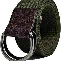 sunshopping Men's Nylon woven fabric Belt, Hole free,Ring buckle (BAG-8-BL)-picture-24