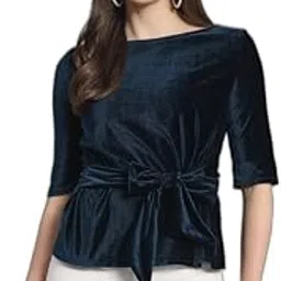 vaararo Women's Solid Regular Fit Dress Shirt image 1