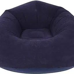 Ubersweet® Inflatable Sofa, Durable PVC+Flocking Inflatable Lounger, Foldable for Garden Living Room Bedroom Balcony Outdoor Courtyard Beach Hiking'-picture-15