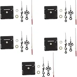 Enakshi® 5 Set Clock Movement for Quartz Wall Clock Repair Black Short Shaft 1.2cm|Crafts | Other Crafts-image-75