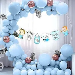 SpecialYou.in It's my half birthday decoration for baby boy with blue balloons| 6 months birthday decoration items for kids, balloons for decoration | balloons for birthday decor - 43 items-image-70