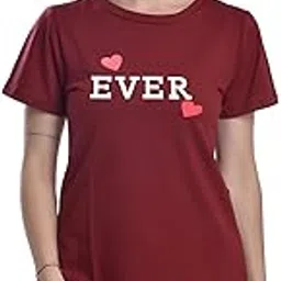 amborish Women's Cotton Printed Round Neck Regular Fit Half Sleeve T-Shirt-picture-27