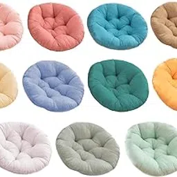 MERISHOPP Hanging Egg Chair Cushion Round Soft Floor Pillow for Living Room Home Porch Light Pink-picture-28
