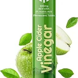 TRUMAX Apple Cider Vinegar Tablets (ACV) for Weight Loss 500mg, Green Apple Flavor with Vitamin B6, B12 & Pomegranate Extract | 20 Effervescent Sugar-Free Tablets | Support Digestion & Boost Metabolism-picture-18