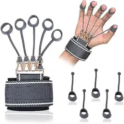 Finger Gripper Strength Trainer | Hand Exerciser Yoga Resistance Bands Finger Flexion And Extension Training Device | Finger Force Grip Device (Finger Gripper),Silicone-image-10