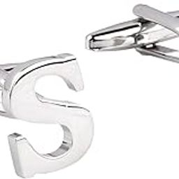 the tie hub Alphabet S Cufflinks For Men-picture-22
