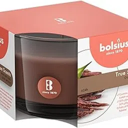 Bolsius Premium Oud Wood Scented Candle in Glass Jar | Imported from Poland | Natural Vegan Wax | 24 Hour Burn Time | Aromatherapy | Long-Lasting Fragrance | Gift & Home Decor Candle | No Palm Oil-image-42