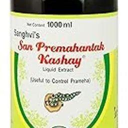 Sanghvi's San Premahantak Kashay (Liquid Extract), Kutaki, Herde and etc, Controls Sugar Level, Digestion, Constipation, Gastric Problems, Prameha, Weakness, 1000 ml-picture-25