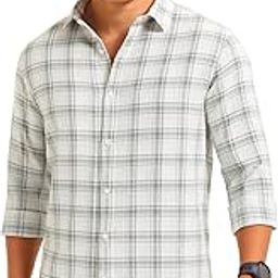 bushirt Men's Stylish Check Shirt | Premium Cotton | Full Sleeves | Regular Fit for Work & Travel-picture-3