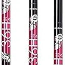 36H Black Waterproof Liquid Eyeliner Make Up Beauty Cosmetics Long-lasting Eye Liner Pencil Makeup Tools for eye shadow (black) Pack of 3-image-0