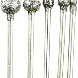 3x5Pcs Ball Head Diamond Coated Grinding Bits Round Ball Burs Grit Accessory-picture-10