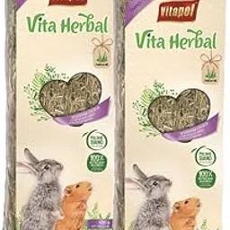 Vitapol Vita Herbal Hay for Rabbits & Rodents | Best Natural Polish Meadow Grass with Chamomile | High Fiber Digestive & Dental Care | (500 Gram, Pack of 2)-picture-29