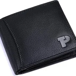 the preppy Leather Wallet for Men | RFID Protected | Formal Use | Solid Card Holder | Lightweight & Durable | Easy to Carry | Compact Design with 4 Card Slots | 2 Cash Compartment | Black | Pack of 3-picture-16
