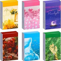 HASTHIP Paper 300 Sheet Washi Sticker Scrapbook Material Self Adhesive Wall Stickers Diy Craft For Art Scrapbooking, 1.5 * 2.3'', Window, 4 Cms-image-5