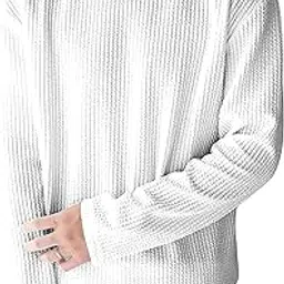 i enterprise Cotton Blend Regular Fit Round Neck Plain Solid Full Sleeve T-Shirt for Men-&-Boys-picture-46