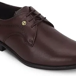 liberty Healers SCL-12 Men’s Lacing Formal Derby Shoes - Black & Brown | Synthetic Leather Lace-Up with Cushioned Footbed | Stylish Wedding, Office Footwear - Comfortable and Lightweight-picture-39
