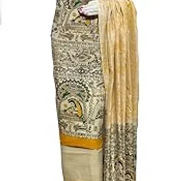 Royal Fabric Women Bhagalpuri Cotton Silk Screen Print Unstitched Madhubani Design Suit Material Set for Women with Dupatta | Salwar Suit Dress Material for Women & Girls | RF186-picture-16