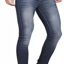 comfits Men's Fashion Blue Plain Jeans (28)-picture-17
