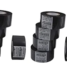True-Ally 10 Rolls Hot Stamp Ribbon Thermal Transfer Ribbon 30mm x 100m for Date Coder Hot Stamp Printer 241 241B 241S TJ-08 DY-8 DY-6 (Black)-picture-26