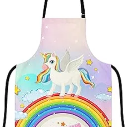 Hopcara® Apron for Boys & Girls | Waterproof Chef Apron for Kids | Washable Apron for Kids for Painting Cooking Baking Sculpting | Adjustable Neck | Digital Printed Apron | Christmas Gifts.-picture-18