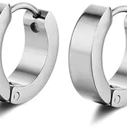 Fashion Earring for mens Classic Inspired Stainless Steel Stud Earring-image-44