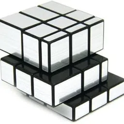 HAWKISTER Qiyi Silver Mirror Puzzle Cube 3X3X3 Speed Cube, Silver, For Kid-image-5